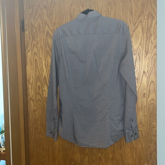 John Varvatos Gray Casual Button Down Shirt - Picture 5 of 7